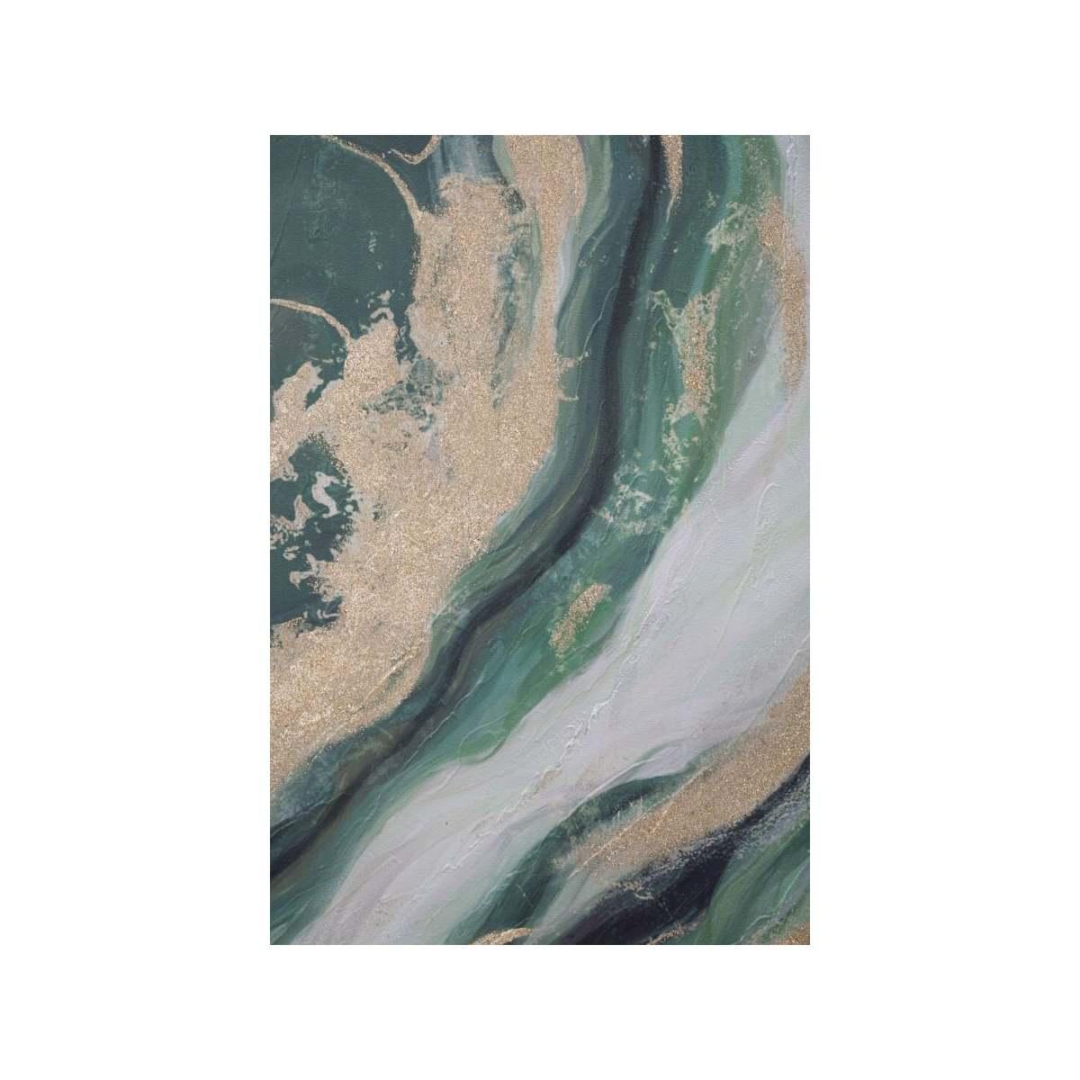 Quadro Dipinto Tela Greenery cm.80x2,8x100 |Mauro Ferretti