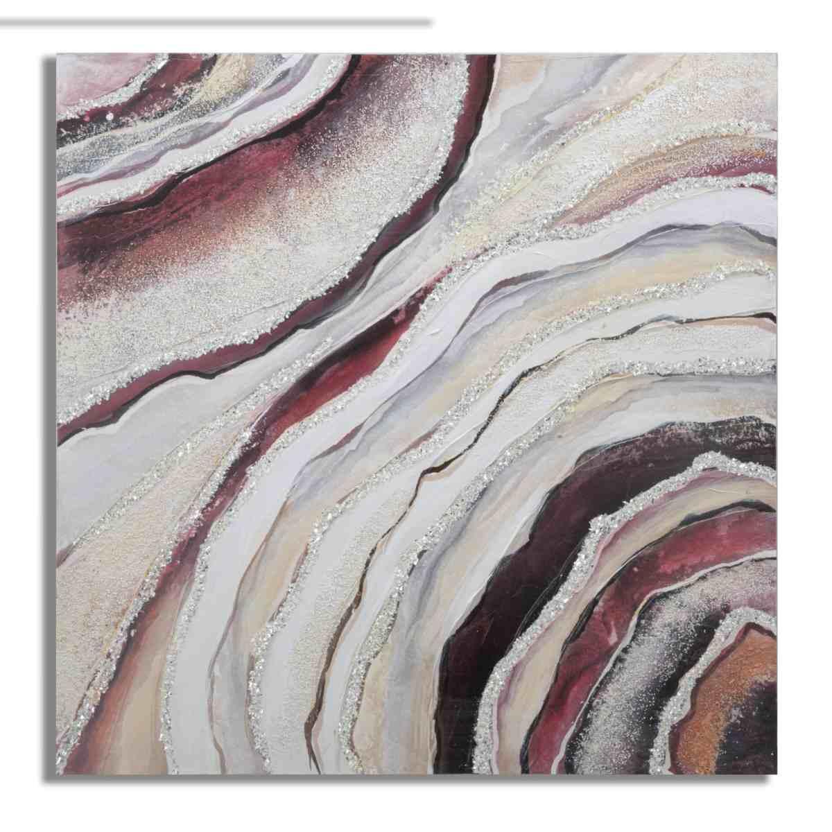 Quadro Dipinto Tela Redy cm.80x2,8x80 |Mauro Ferretti