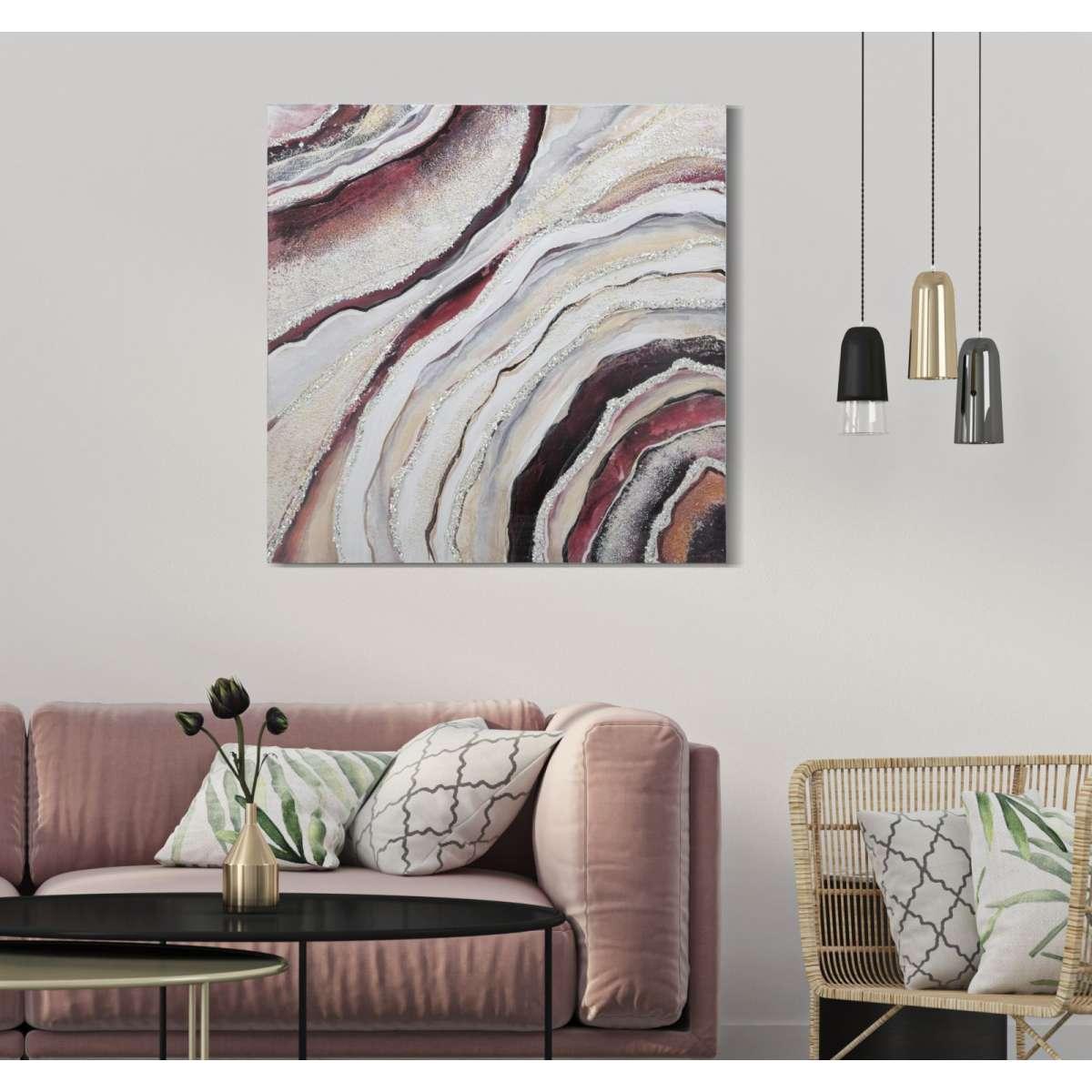 Quadro Dipinto Tela Redy cm.80x2,8x80 |Mauro Ferretti