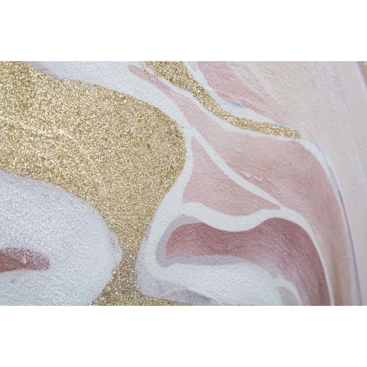 Quadro Dipinto Tela Pinkly cm.80x2,8x80 |Mauro Ferretti