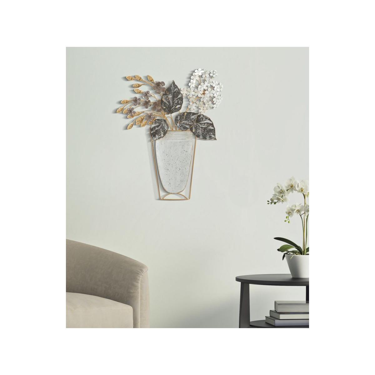 Quadro Pannello In Ferro Vase cm.45,5x7,5x53 |Mauro Ferretti