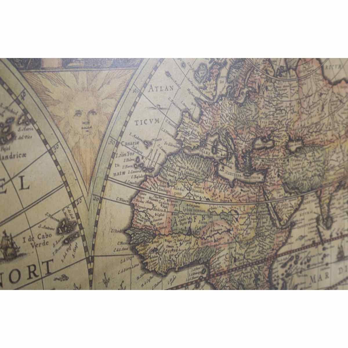 Quadro Pannello World cm.cm.120,5x3,5x80 |Mauro Ferretti