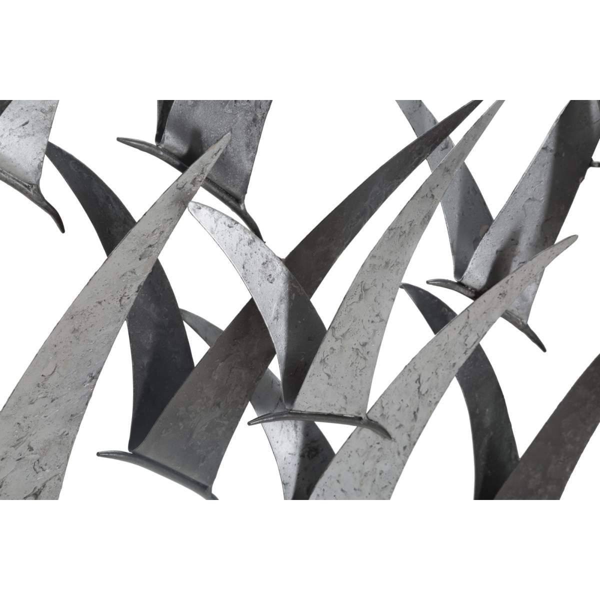 Quadro Pannello In Ferro Gabbiani cm.93x12,7x47,6 |Mauro Ferretti