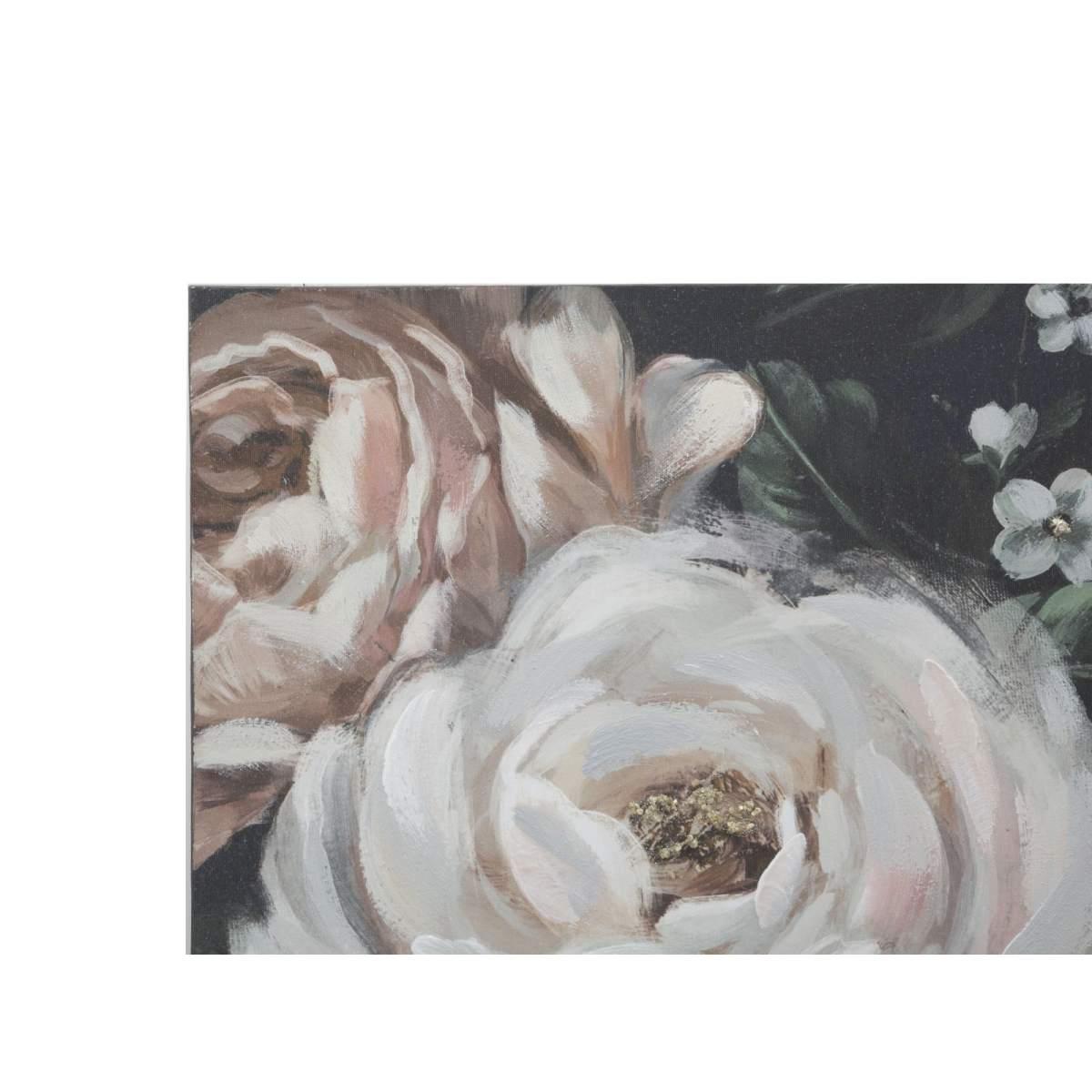 Quadro Dipinto Tela Red Flowy Mod.B cm.120x3,7x60 |Mauro Ferretti