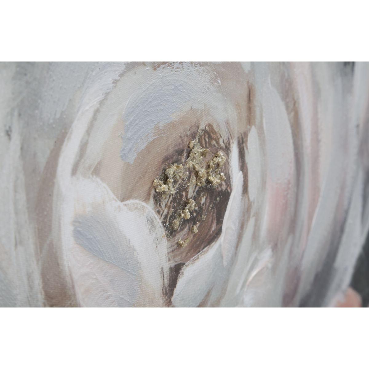 Quadro Dipinto Tela Red Flowy Mod.B cm.120x3,7x60 |Mauro Ferretti