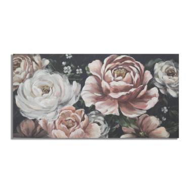 Quadro Dipinto Tela Red Flowy Mod.B cm.120x3,7x60 |Mauro Ferretti