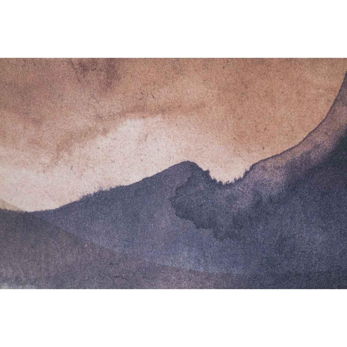 Quadro Stampa Dipinta Brown Mountain cm.80x3x120 |Mauro Ferretti