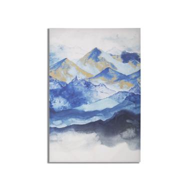 Quadro Stampa Dipinta Mountain cm.80x3x120 |Mauro Ferretti