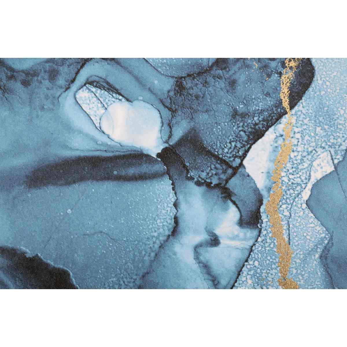 Quadro Stampa Dipinta Blu Rey cm.80x3x120 |Mauro Ferretti