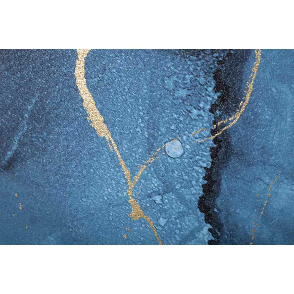 Quadro Stampa Dipinta Blu Rey cm.80x3x120 |Mauro Ferretti