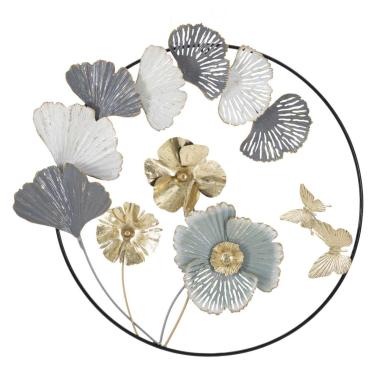 Quadro Pannello In Ferro Campur Round cm.78,5x5x74 |Mauro Ferretti