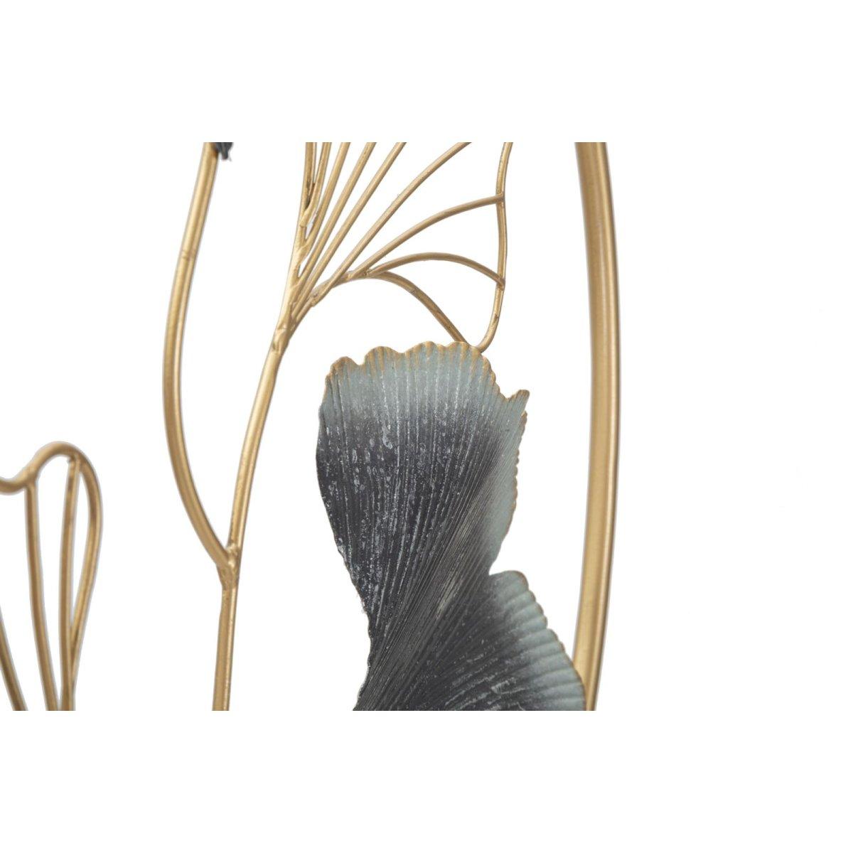 Quadro Pannello In Ferro Flower Simple cm.Ø45,5x3,5 |Mauro Ferretti