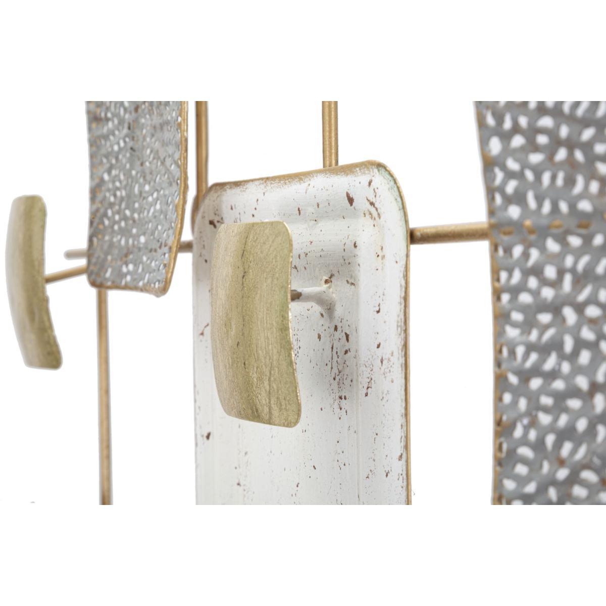 Quadro Pannello In Ferro Cubes cm.80x5x80 |Mauro Ferretti