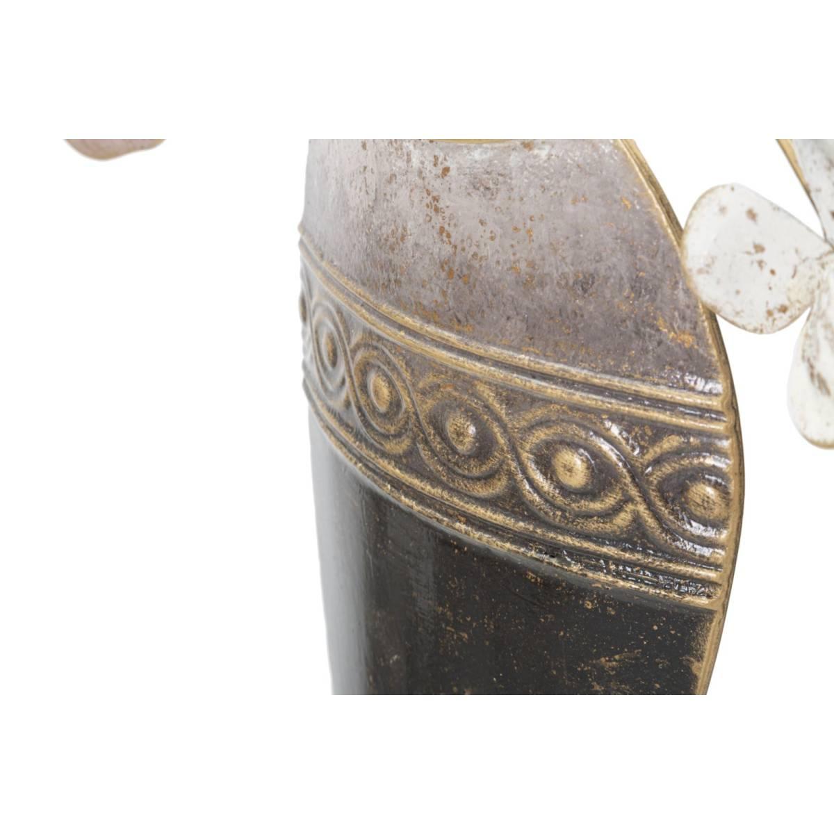 Quadro Pannello In Ferro Vase New cm.87,5x6x46 |Mauro Ferretti