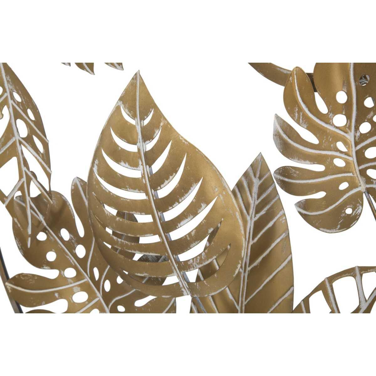 Quadro Pannello In Ferro Jungle Round cm.Ø80x6.5 |Mauro Ferretti