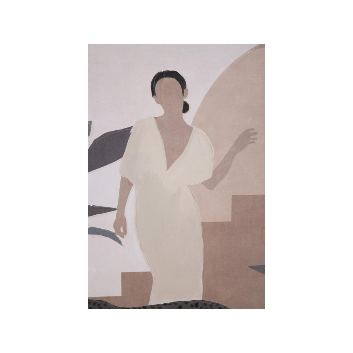 Quadro Dipinto Tela Lady Mod.C cm.80x3,7x100 |Mauro Ferretti