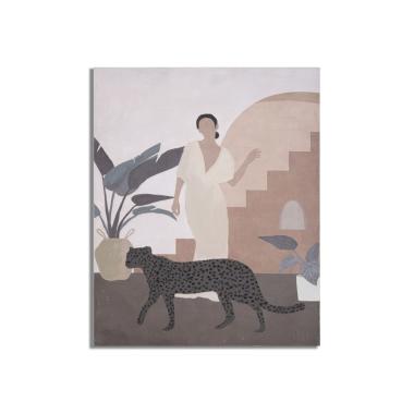 Quadro Dipinto Tela Lady Mod.C cm.80x3,7x100 |Mauro Ferretti