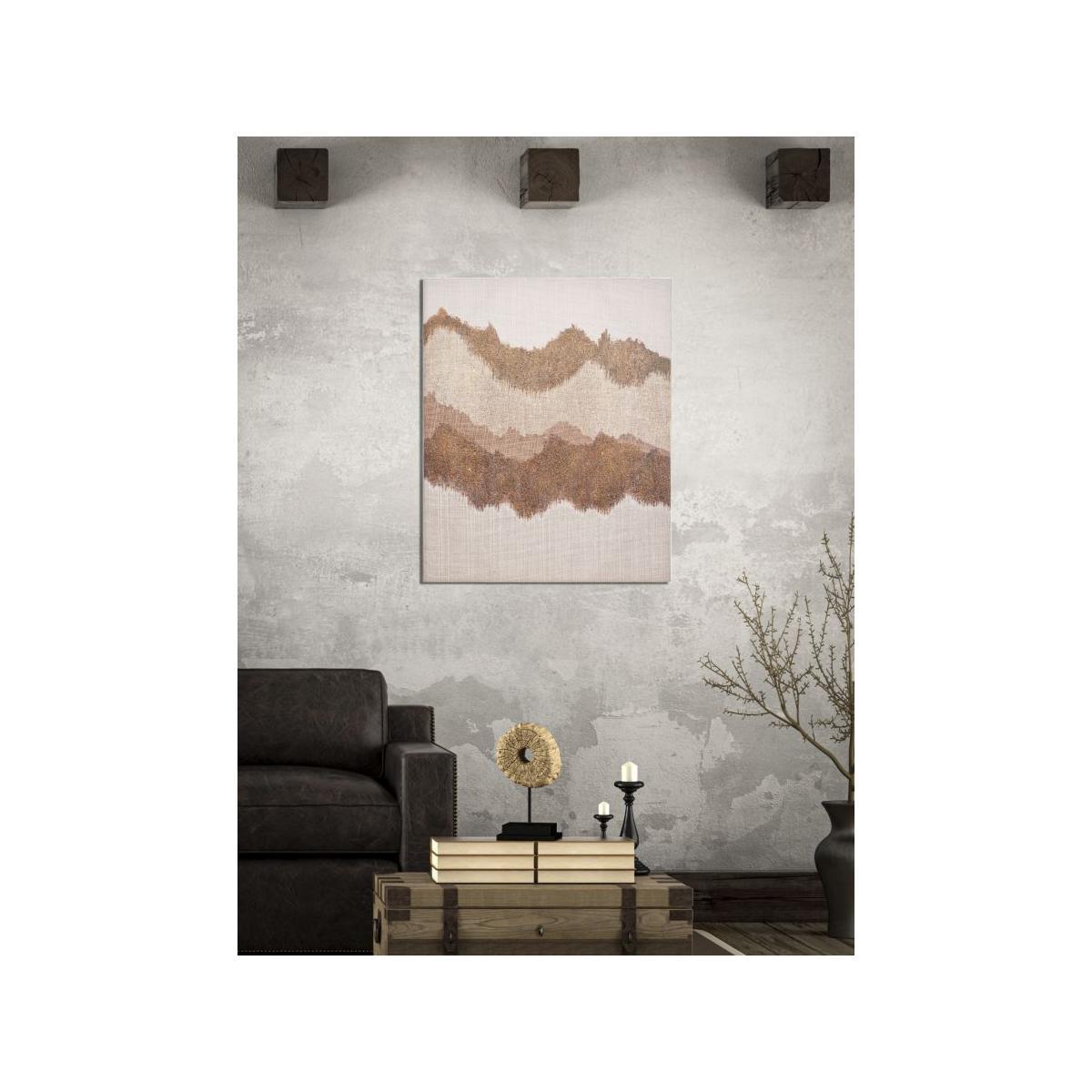 Quadro Dipinto Tela Browny cm.80x3,7x100 |Mauro Ferretti