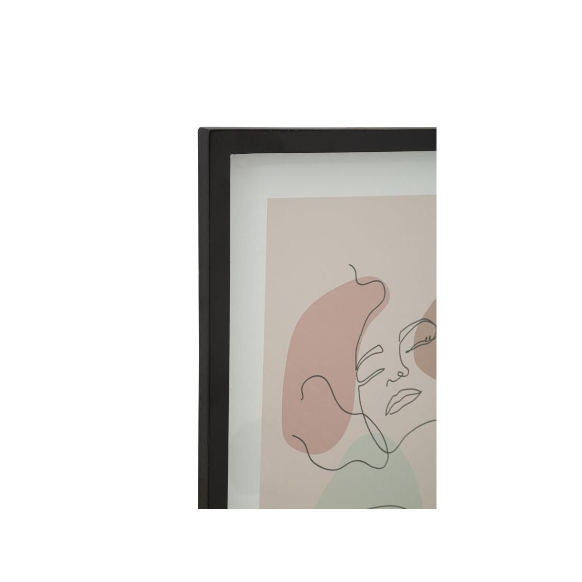 Quadro Stampa Con Cornice Face Mod.A cm.35x2x47 |Mauro Ferretti