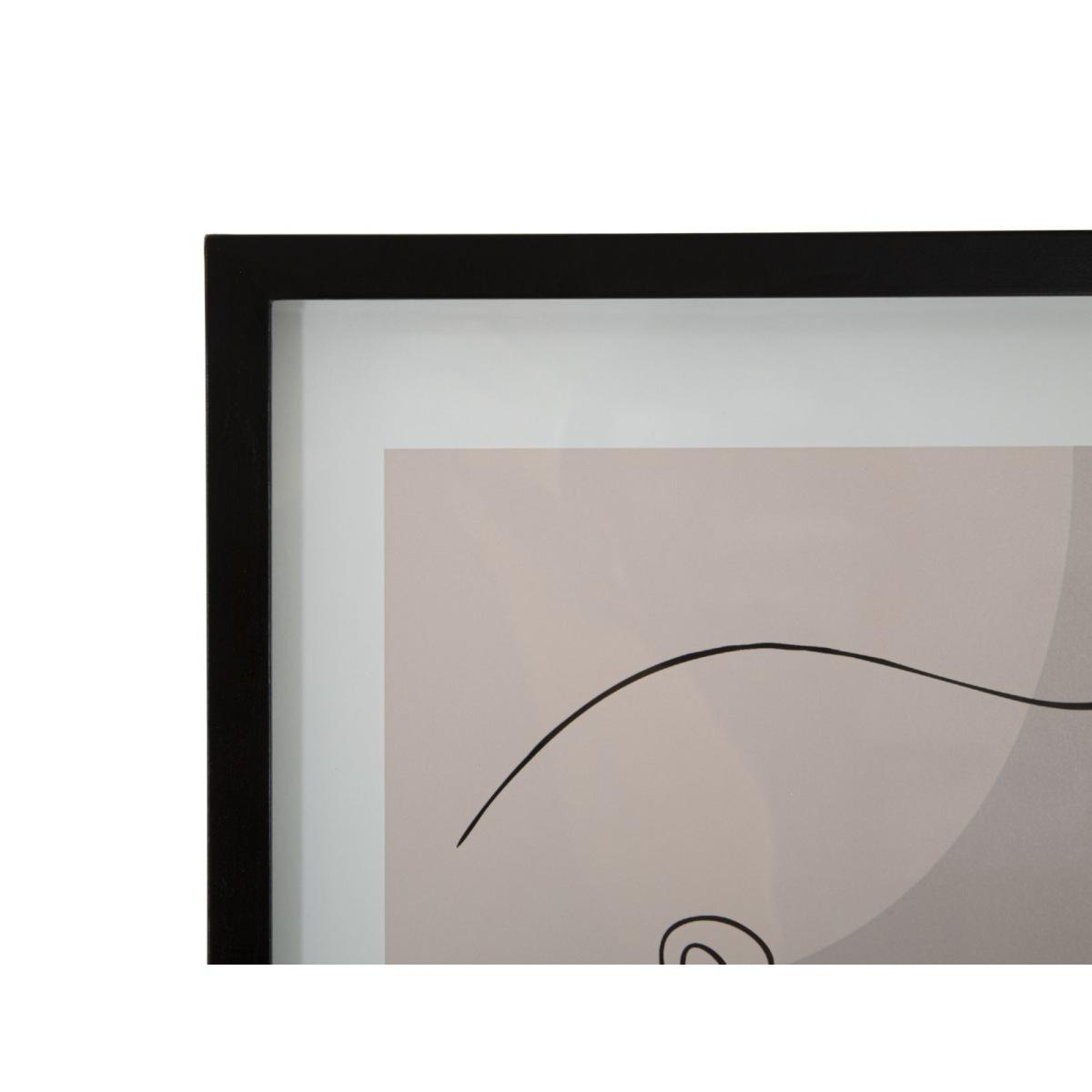 Quadro Stampa Con Cornice Face Mod.C cm.35x2x47 |Mauro Ferretti