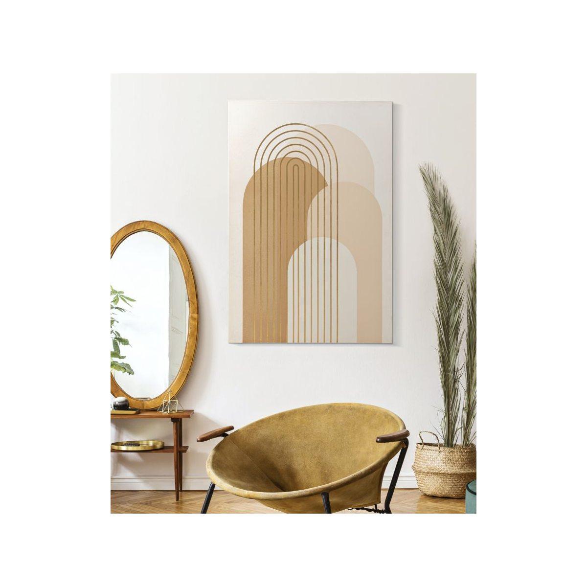 Quadro Stampa Dipinta Shine Mod.B cm.80x3x120 |Mauro Ferretti