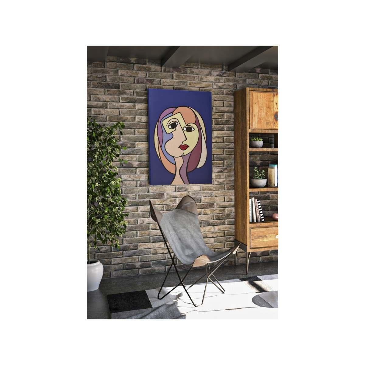 Quadro Stampa Dipinta Double Faces Large Mod.A cm.80x3x120 |Mauro Ferretti