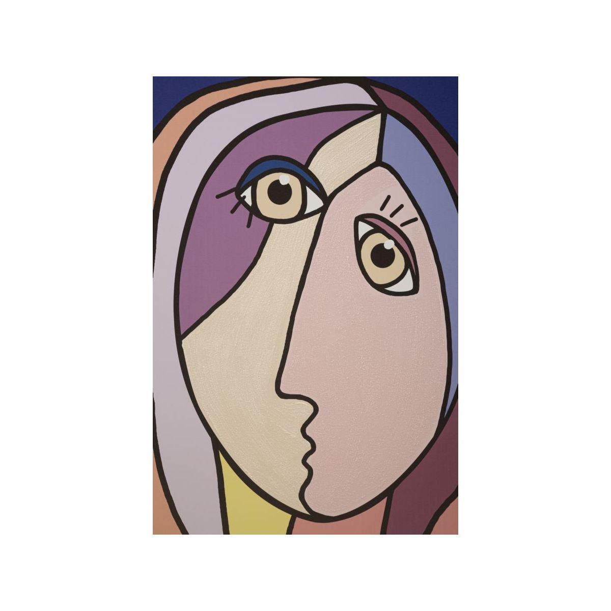 Quadro Stampa Dipinta Double Faces Large Mod.B cm.80x3x120 |Mauro Ferretti