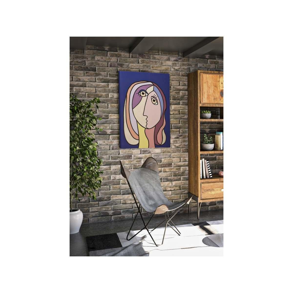 Quadro Stampa Dipinta Double Faces Large Mod.B cm.80x3x120 |Mauro Ferretti