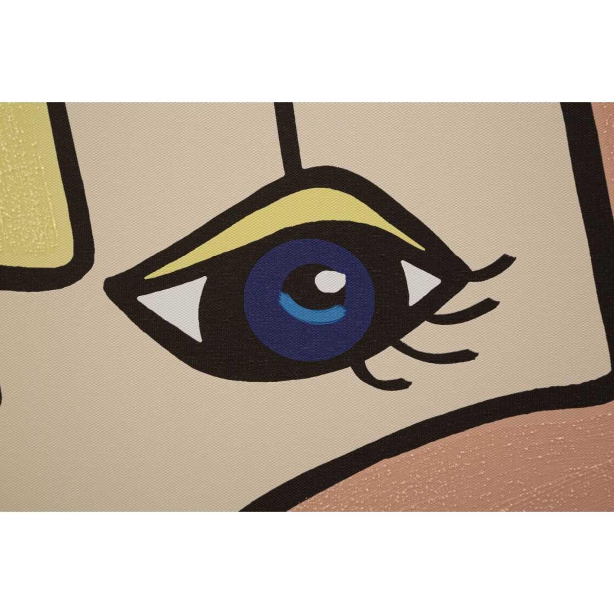 Quadro Stampa Dipinta Faces New Mod.B cm.60x3x90 |Mauro Ferretti