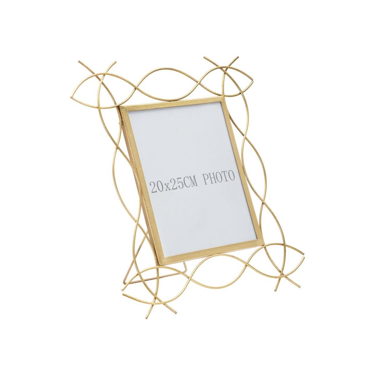 Cornice Iron Glam x cm.35,5x15x37 Misura Interna 20x25 |Mauro Ferretti