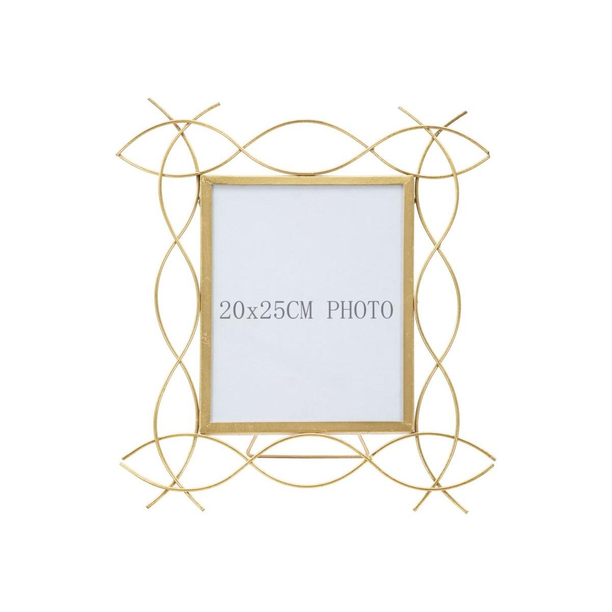 Cornice Iron Glam x cm.35,5x15x37 Misura Interna 20x25 |Mauro Ferretti