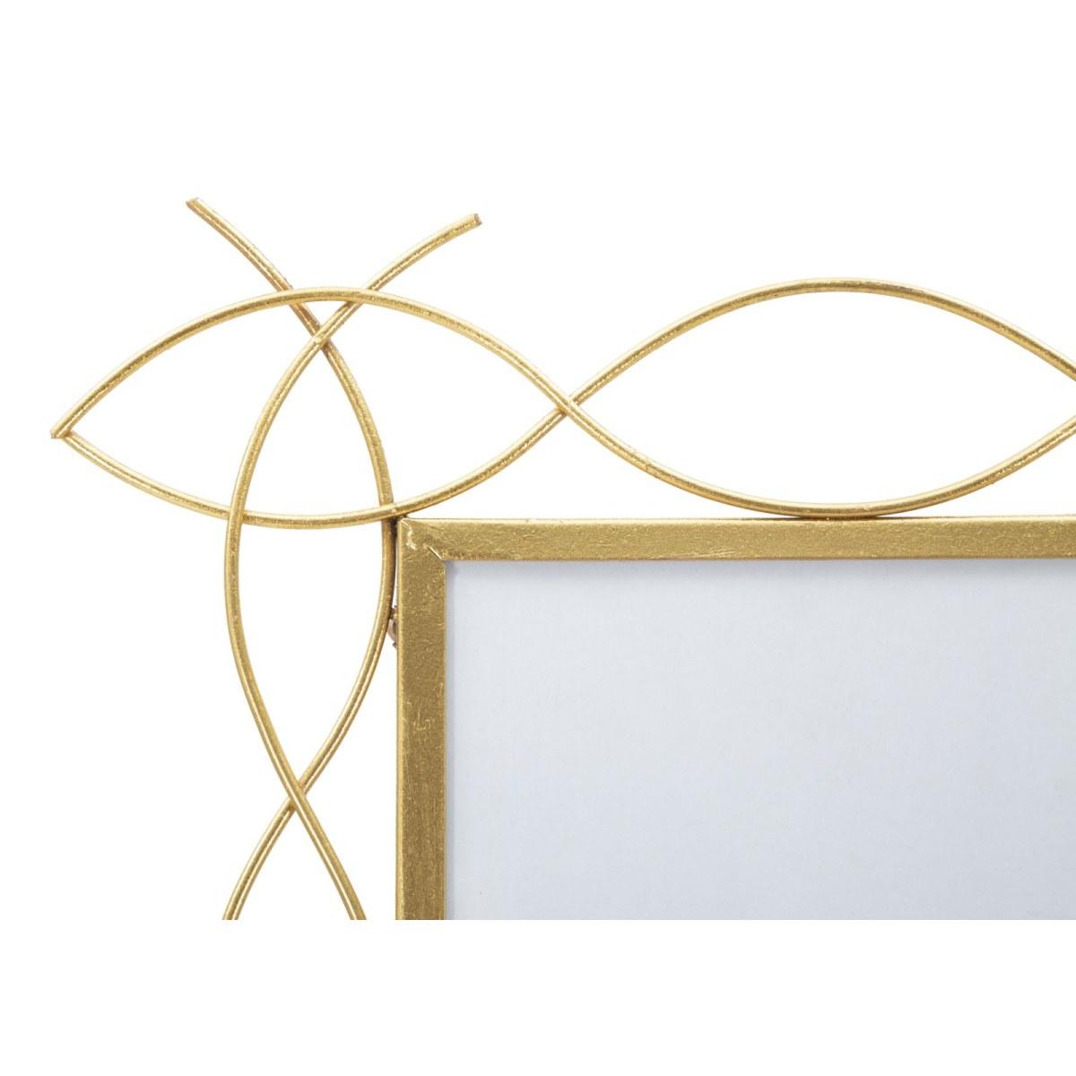 Cornice Iron Glam x cm.35,5x15x37 Misura Interna 20x25 |Mauro Ferretti