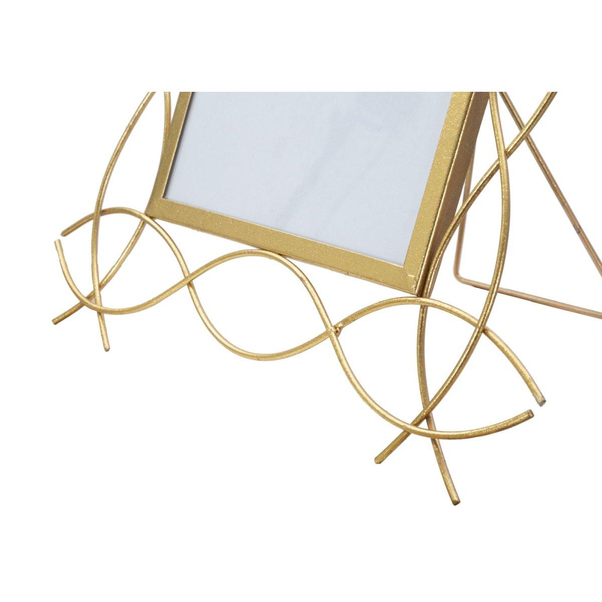 Cornice Iron Glam x cm.35,5x15x37 Misura Interna 20x25 |Mauro Ferretti