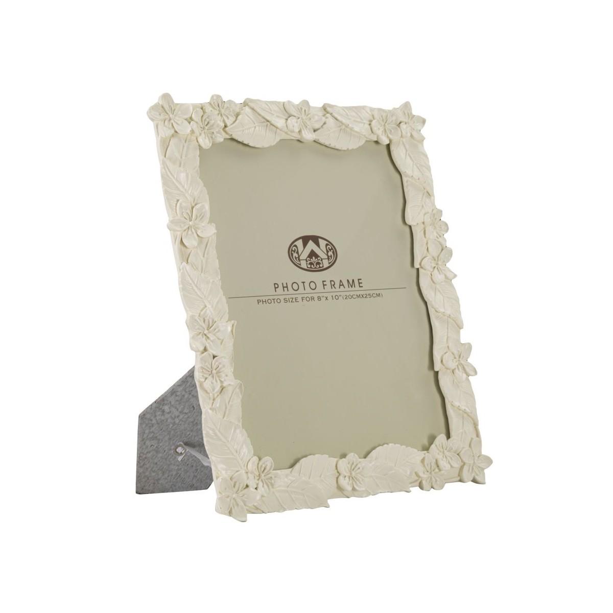 Cornice Leaf Cream cm.26x2x30,7 Misura Interna cm.20x25 |Mauro Ferretti