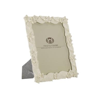 Cornice Leaf Cream cm.26x2x30,7 Misura Interna cm.20x25 |Mauro Ferretti