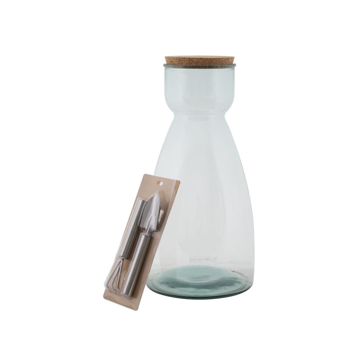 Vaso Garden Vetro Riciclato cm. Ø21,5x43,5 Made In Spain |Mauro Ferretti