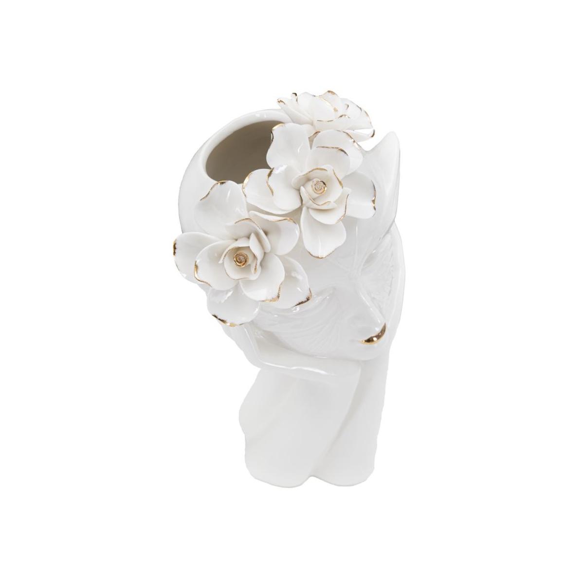 Vaso Woman Mask cm.16,5x14x27,3 |Mauro Ferretti