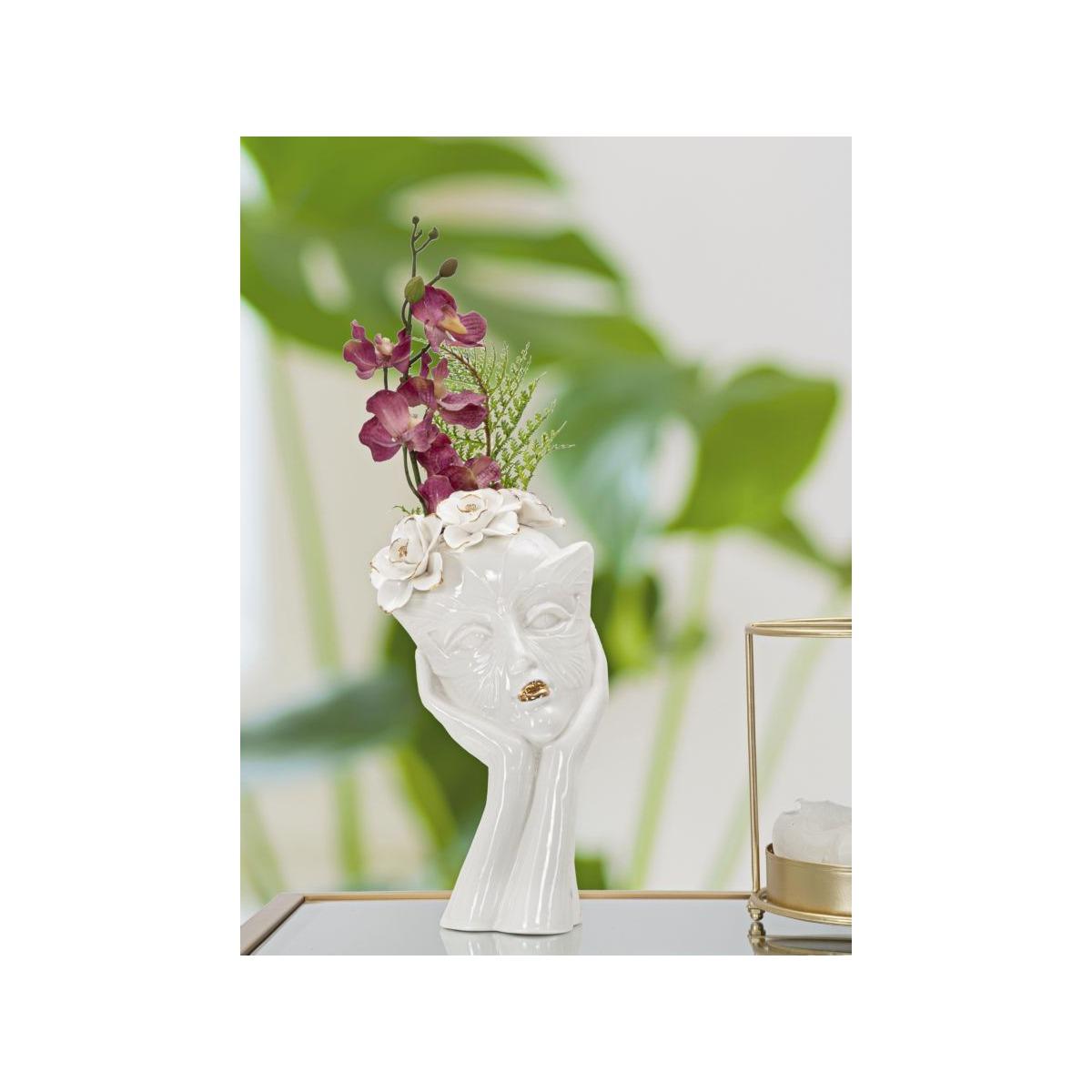 Vaso Woman Mask cm.16,5x14x27,3 |Mauro Ferretti