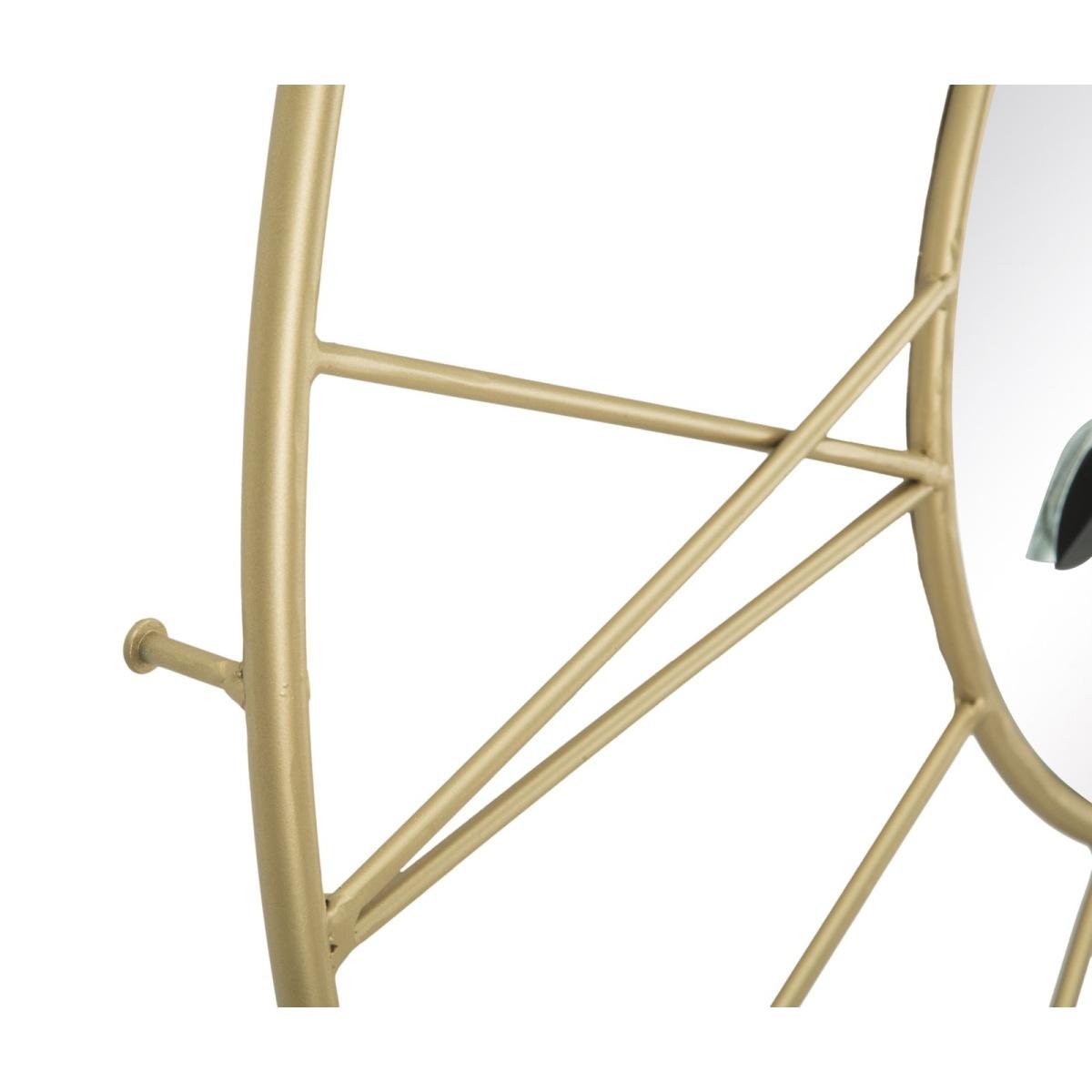 Orologio/Specchio Glam Stick cm.Ø80x6 |Mauro Ferretti