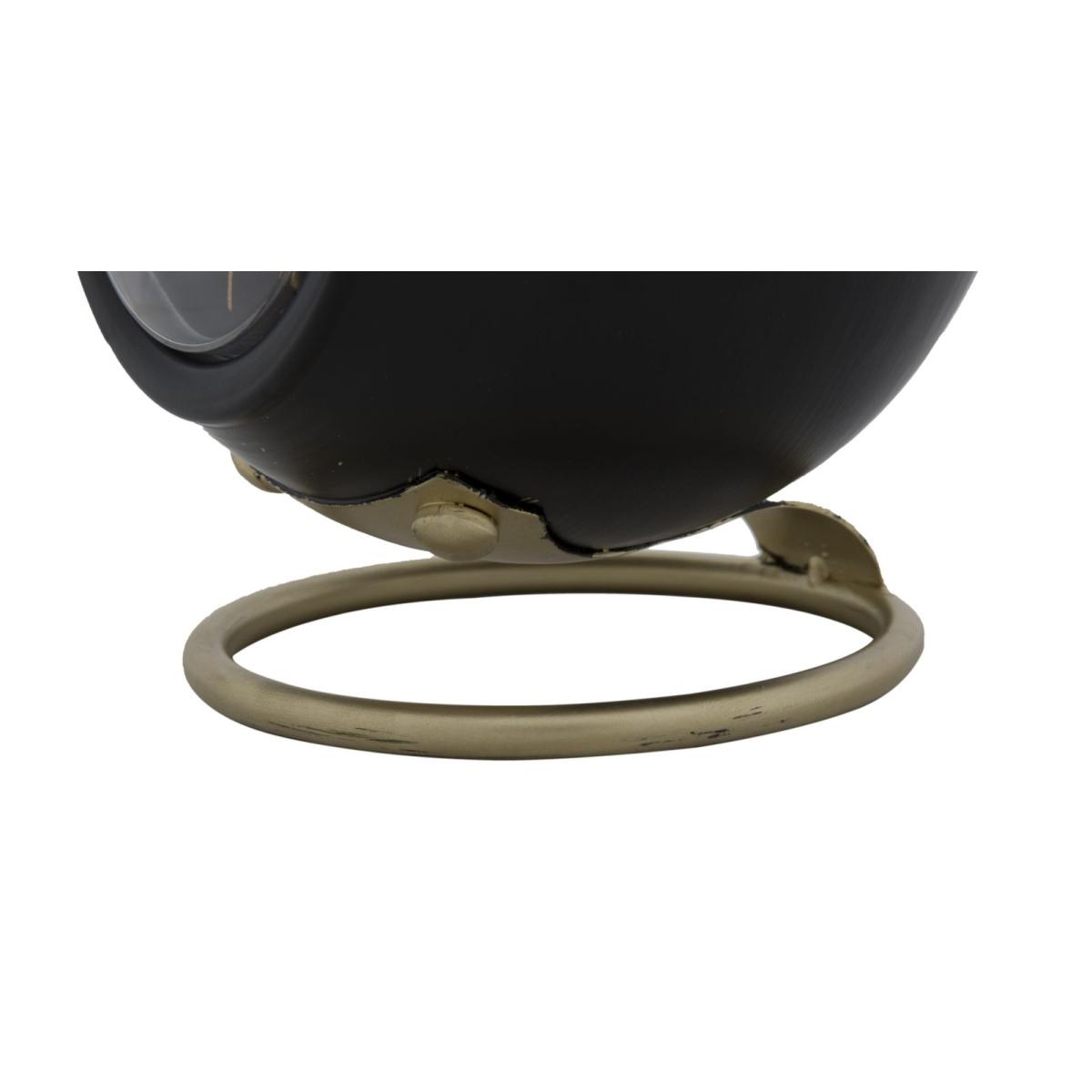 Orologio Tavolo Ball Nero cm.16x13x19 |Mauro Ferretti