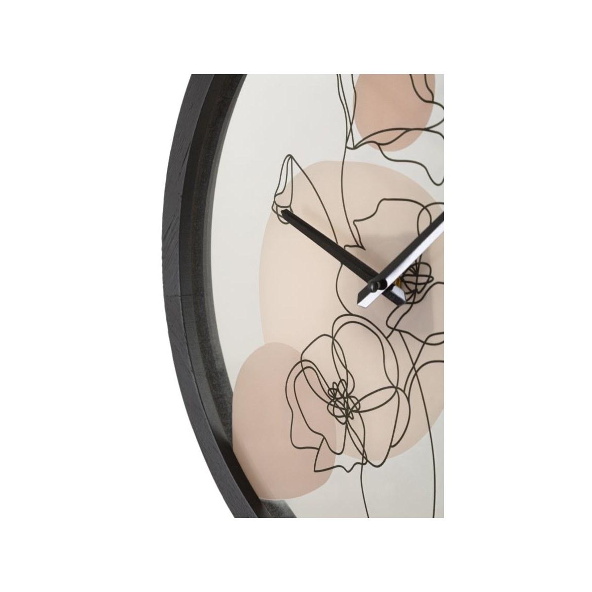 Orologio Muro Flower Mod.B cm.Ø40x3,5 |Mauro Ferretti