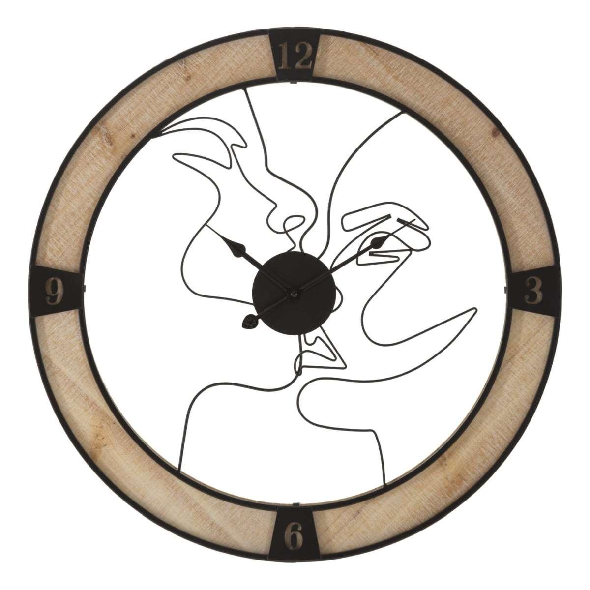 Orologio Muro Couple cm.Ø60x3 |Mauro Ferretti