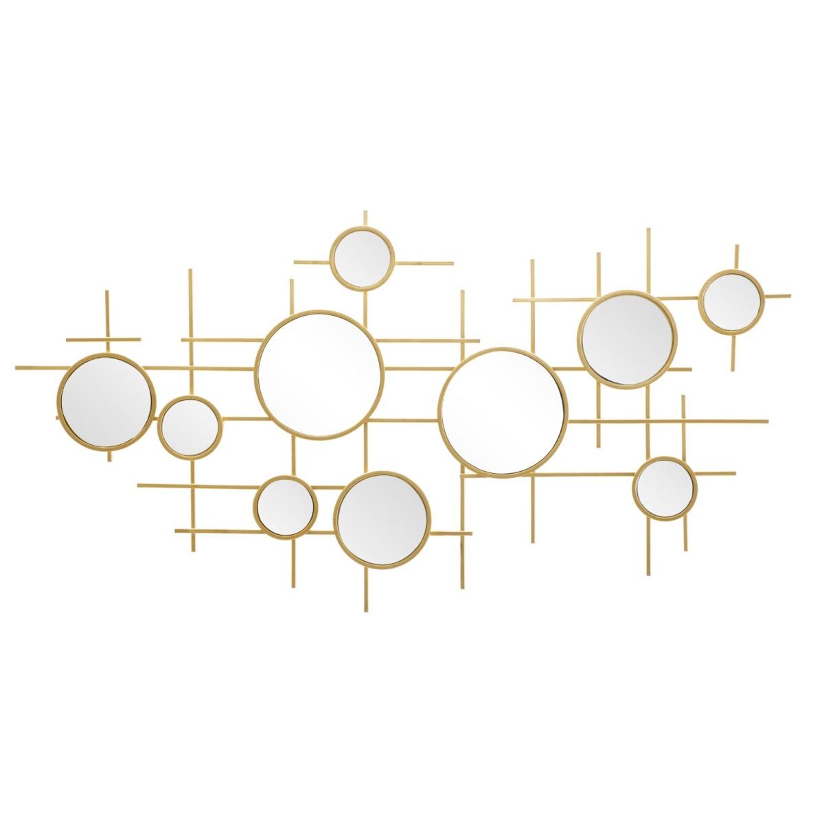 Specchio Gloxy cm.117x4,5x61 Misura Specchio cm.Ø18-13-8 |Mauro Ferretti