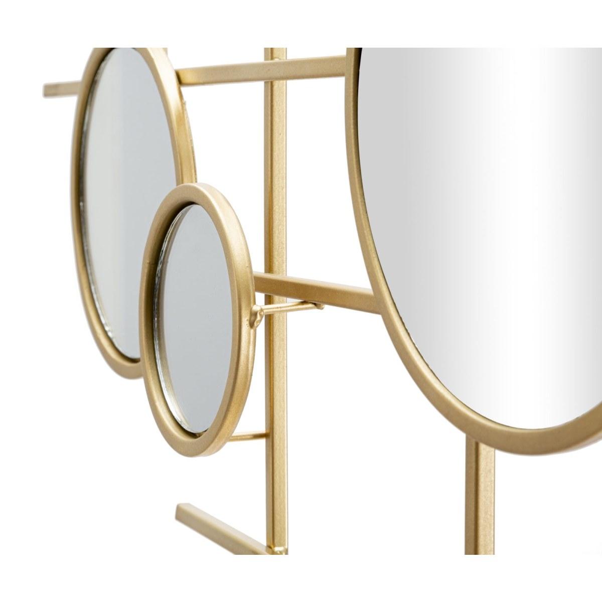 Specchio Gloxy cm.117x4,5x61 Misura Specchio cm.Ø18-13-8 |Mauro Ferretti