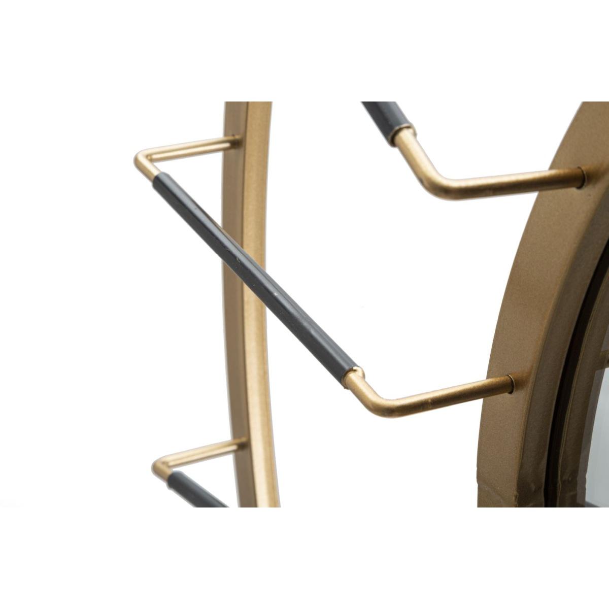 Specchio Da Muro Glam Dark cm.Ø81x6,5 Misura Specchio cm.Ø41,5 |Mauro Ferretti