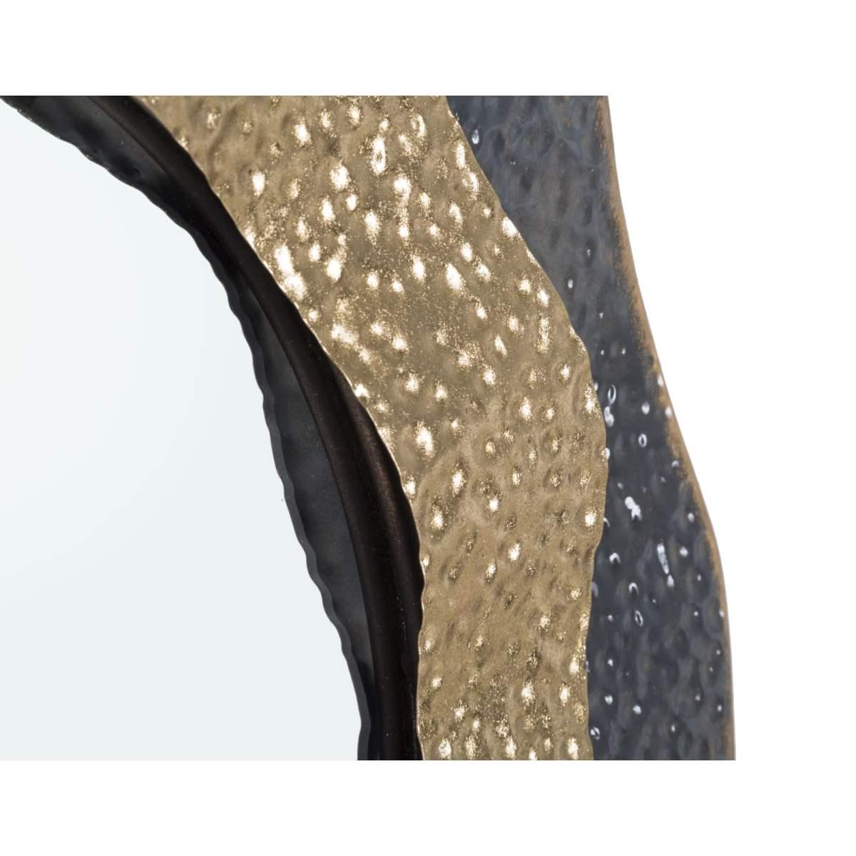 Specchio Da Muro Shai Dark cm.Ø65,5x5 |Mauro Ferretti