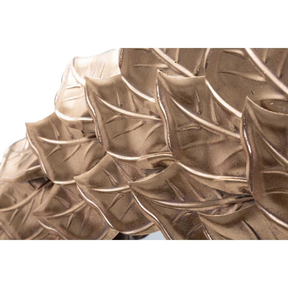 Specchio Da Muro Glam Petal Rame cm.Ø73x5 |Mauro Ferretti