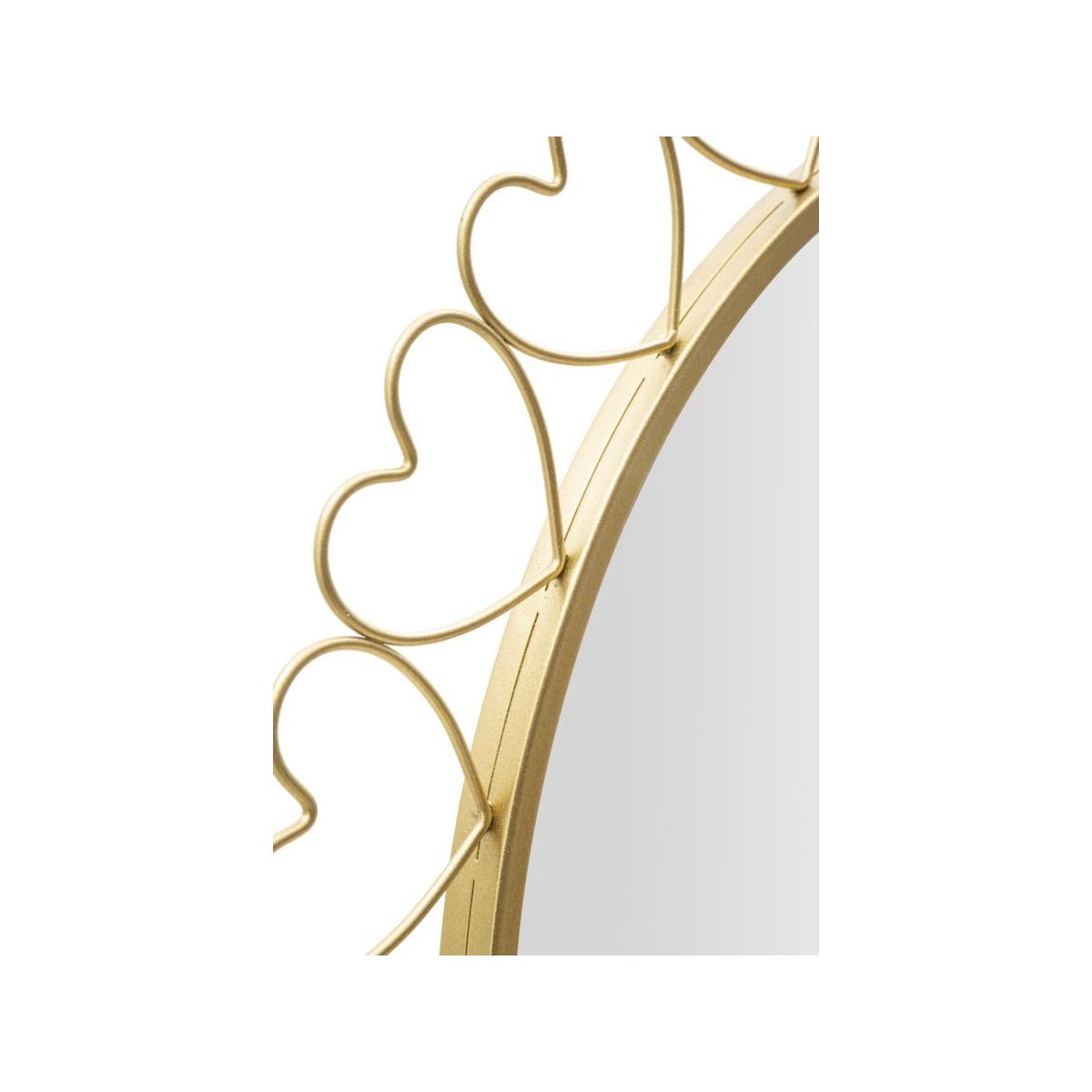 Specchio Hearts cm.Ø80x2,5 |Mauro Ferretti