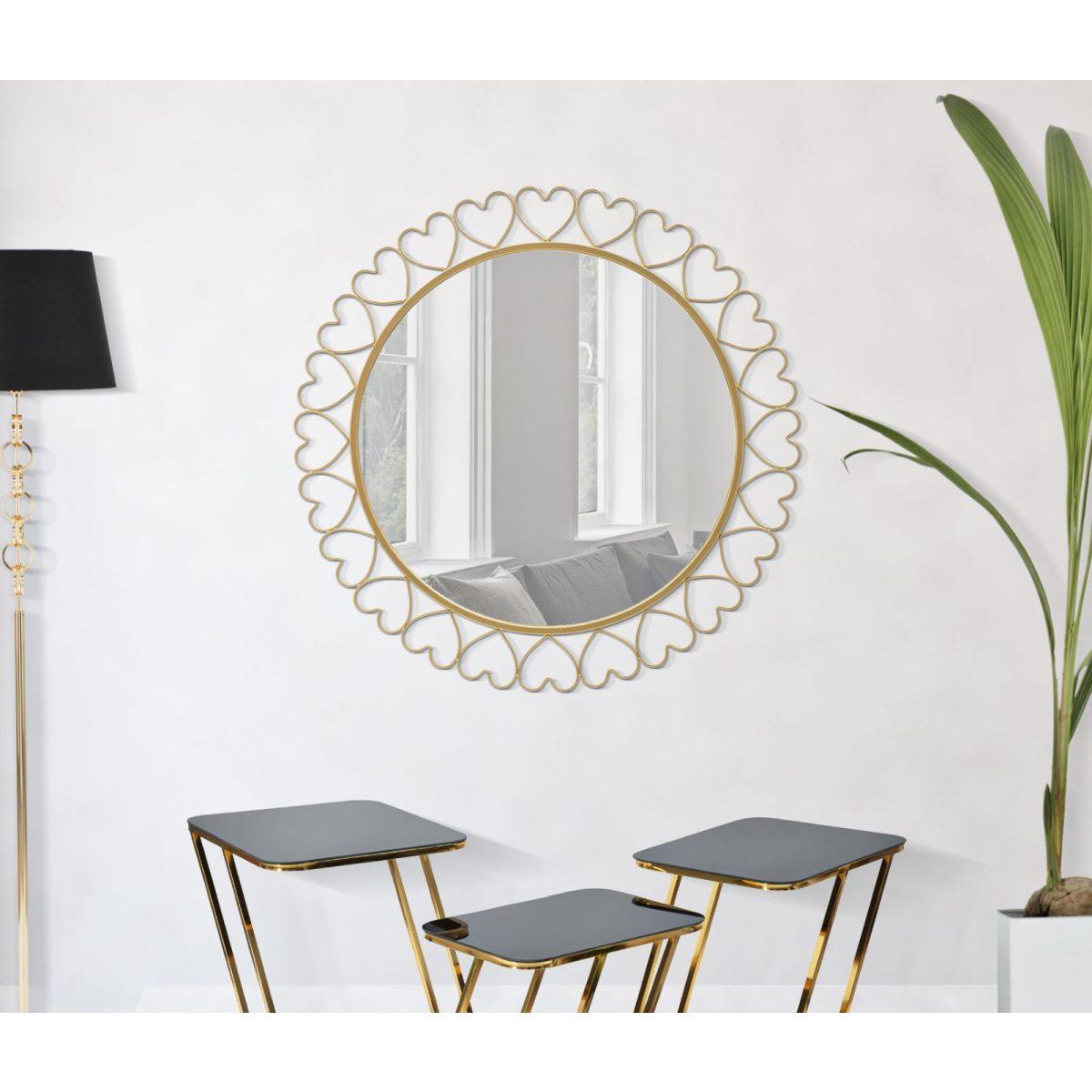 Specchio Hearts cm.Ø80x2,5 |Mauro Ferretti