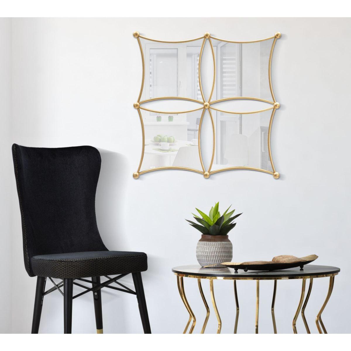 Specchio Da Muro Jalo cm.68x3,5x68 |Mauro Ferretti